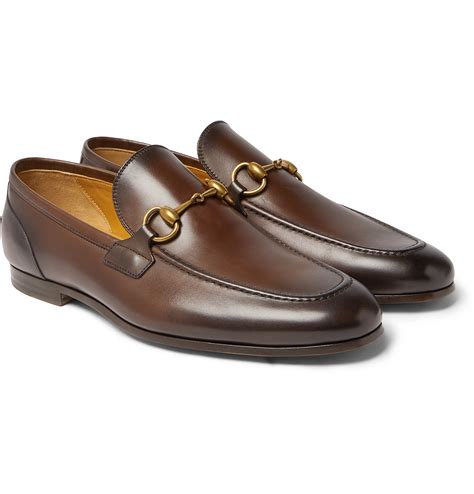 gucci shoes brown men|men Gucci loafers brown style.